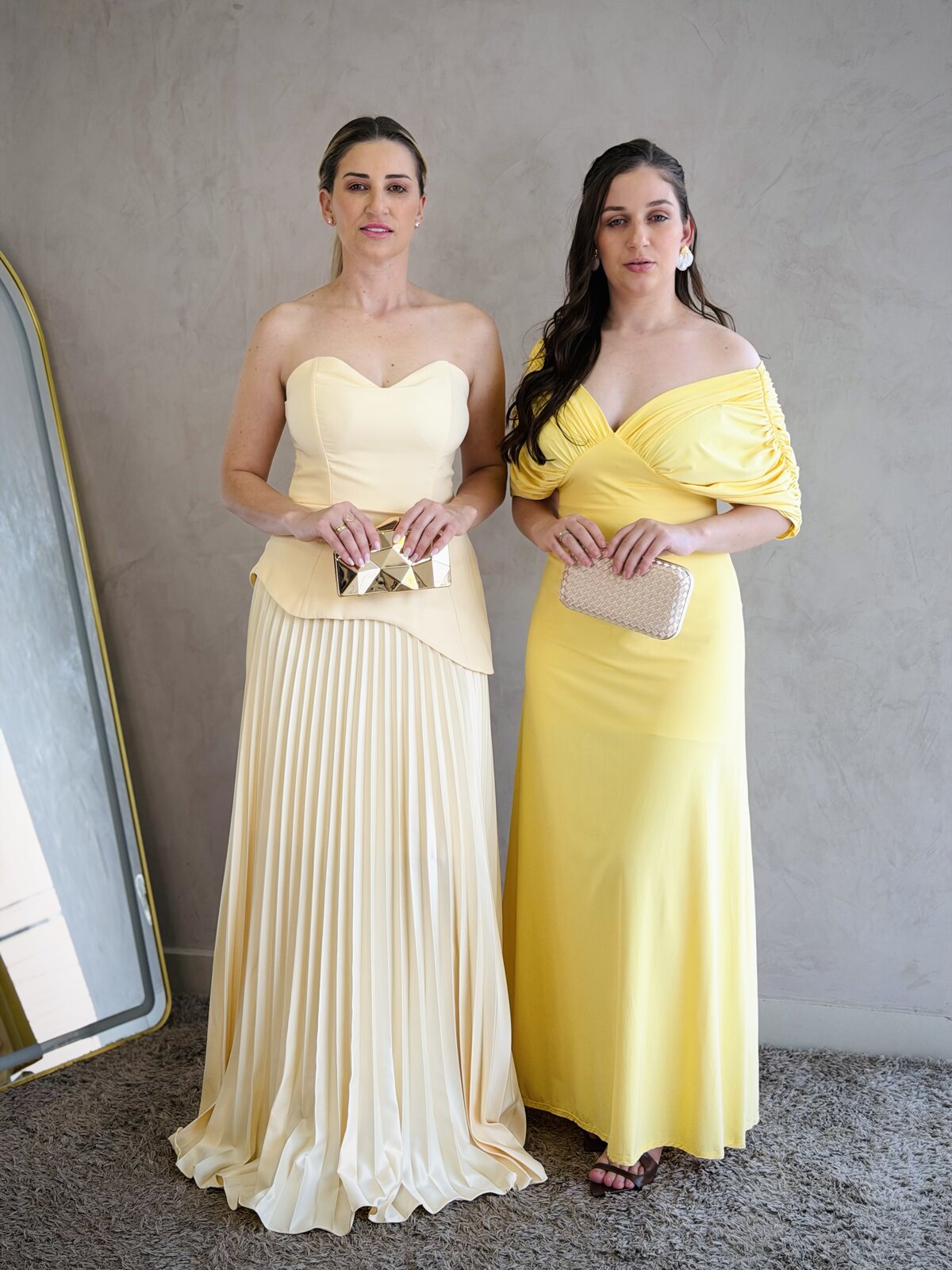 Vestidos longos em tons claros Miss Amores